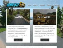 Tablet Screenshot of carlisleconstruction.com